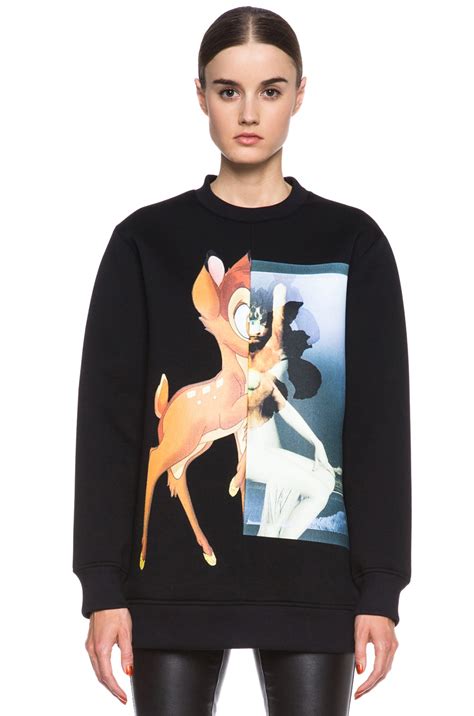 givenchy bambi logo|givenchy bambi sweatshirt.